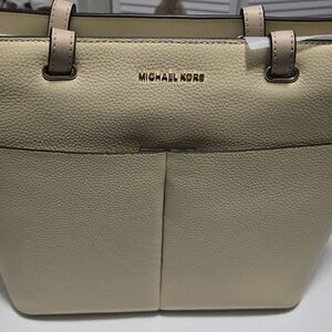 Michael Kors Beige Leather Tote